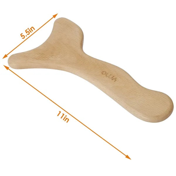 Handcrafted Wooden Lymphatic Drainage Paddle | Maderoterapia Body Sculpting Tool