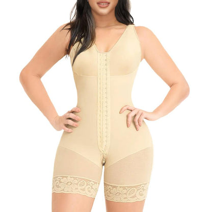Post Partum Shapewear: Zipper Crotch Bodysuit & Butt Lifter