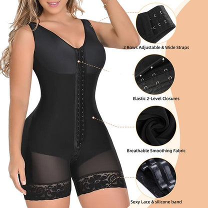 Post Partum Shapewear: Zipper Crotch Bodysuit & Butt Lifter